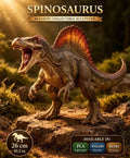 Spinosaurus Dinosaur Model – 3D Printed Prehistoric Sculpture in PLA & Smooth Nylon | Detailed Collectible | Various Colors