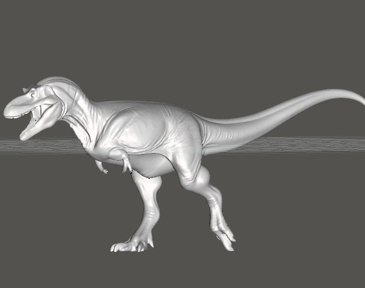 Albertosaurus 3D Print Dinosaur Model | Mini Dinosaur Figure | Fossil Replica | Desk Decor | Dino Gift | PLA Nylon Resin | 180mm Model