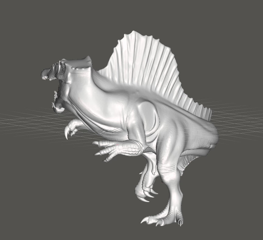 Spinosaurus Dinosaur Model – 3D Printed Prehistoric Sculpture in PLA & Smooth Nylon | Detailed Collectible | Various Colors