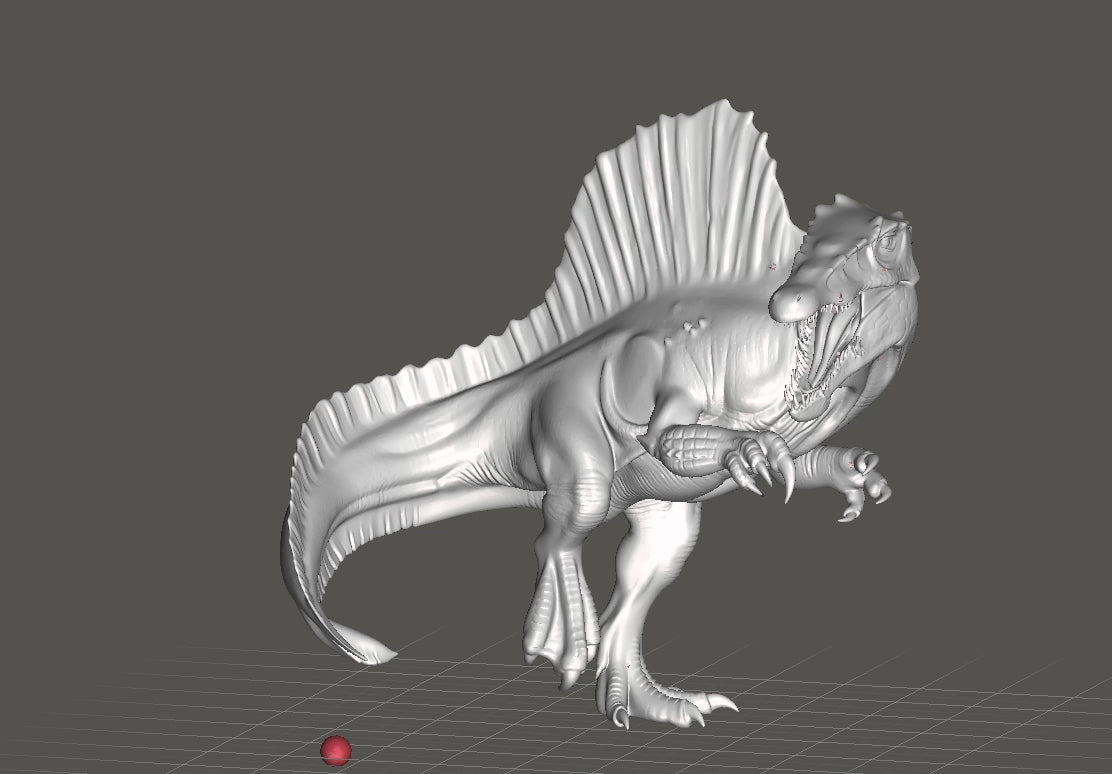 Spinosaurus 220mm | 3D Printed Dinosaur Sculpture | Collectible Prehistoric Model