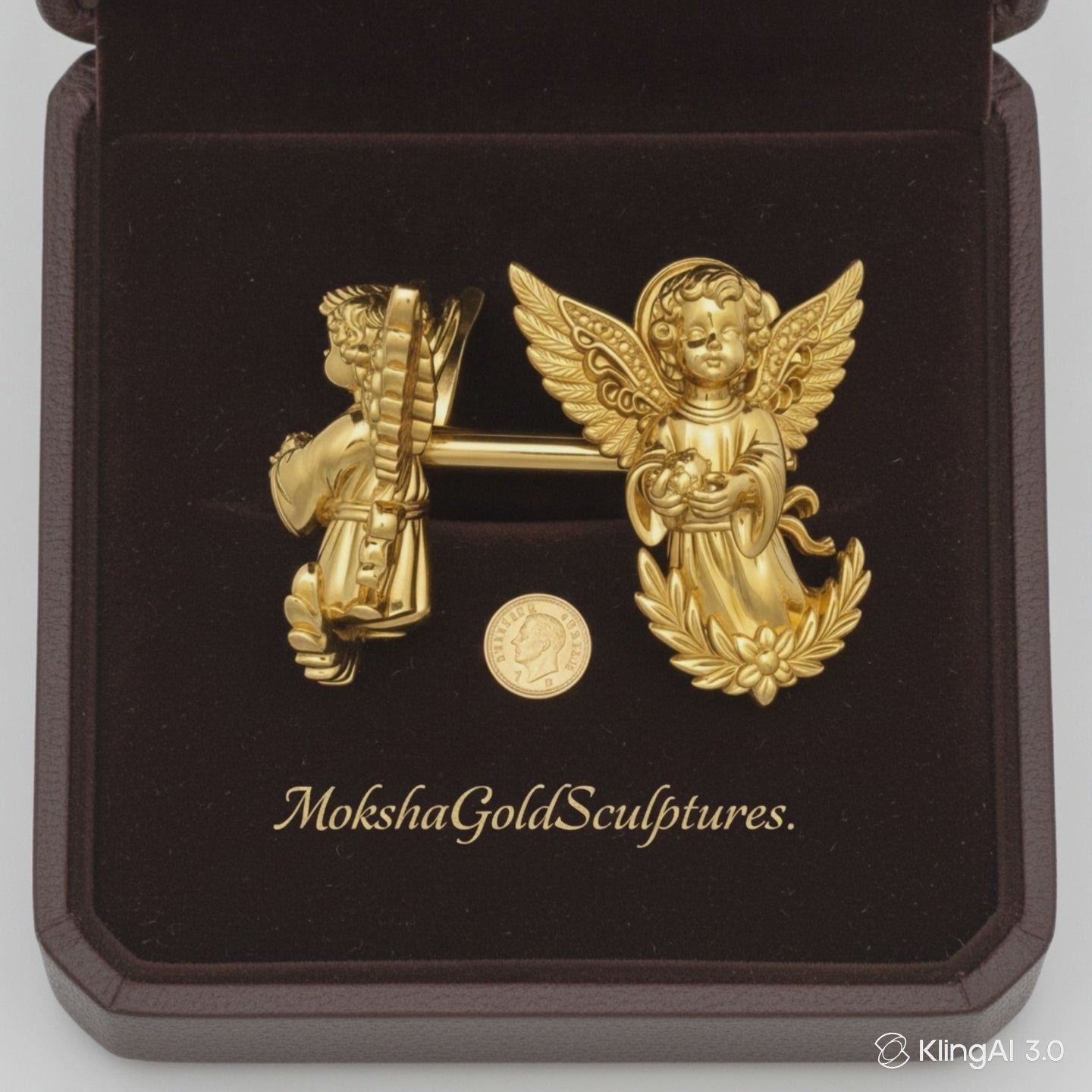 Angel Cherub Stud Earrings | 9K Gold, Sterling Silver or Brass | Handmade Angel Jewelry | Cherub Earrings | Artisan Religious Jewelry | Gift for Her