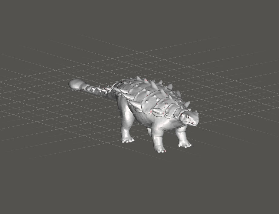 Large Ankylosaurus Model 250mm 3D Printed Dinosaur Figure Realistic Collectible Prehistoric Animal Desk Decor Gift